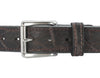 Dark Brown Elephant Hide Gun Belt-Daltech Force