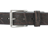 Dark Brown Elephant Hide Gun Belt