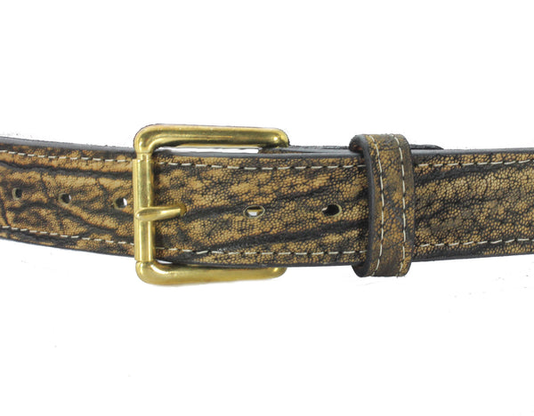 Tree Bark Elephant Hide Gun Belt