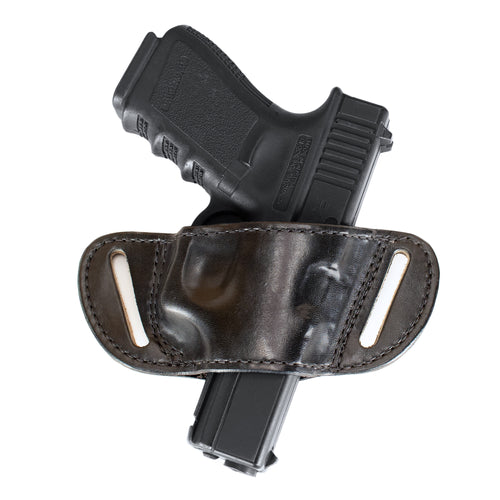 Black Molded Belt Slide Holster - Custom Fit for Most Glocks