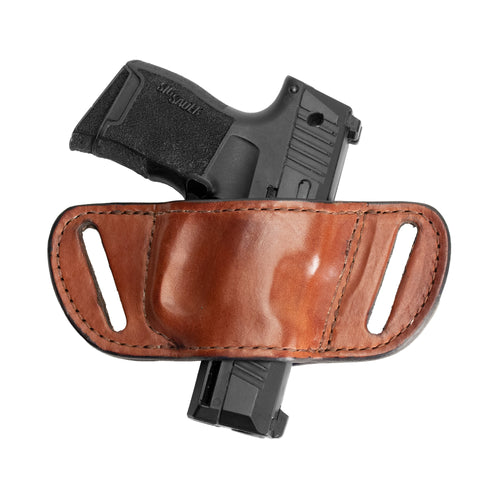 Brown Molded Belt Slide Holster - Custom Fit for Sig P365