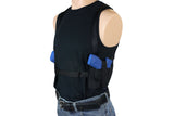Two Gun Shoulder Holster Sleeveless T-Shirt