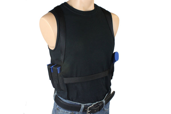 Two Mag Shoulder Holster Concealment T-Shirt