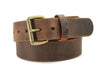 Crazy Horse Water Buffalo Belt : Men's Distressed Brown Leather Belt 1.50