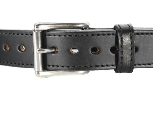 Stitched Dual Layer Bull Hide Gun Belt