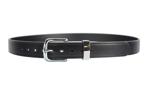 SuperBio® Dress Belt : Indestructible Belt with Silver Hardware 1.25"