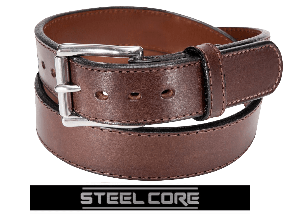 No-Buckle Dual-Layer Bullhide Gun Belt
