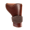 Brown Elephant Banded Western Revolver Holster