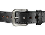 Extra Thick Stitched Horse Hide Belt - 1.5