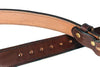 Extra Thick Stitched Horse Hide Belt - 1.5