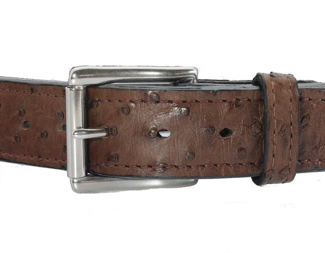 Genuine Ostrich Holster Belt